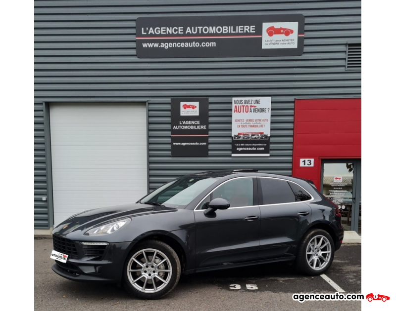 Aankoop Gebruikte Auto, Goedkope Gebruikte Auto | Agence Auto Porsche Macan 3.0 TDI S 258CH PDK Noir Jaar 2016 Automatique Diesel